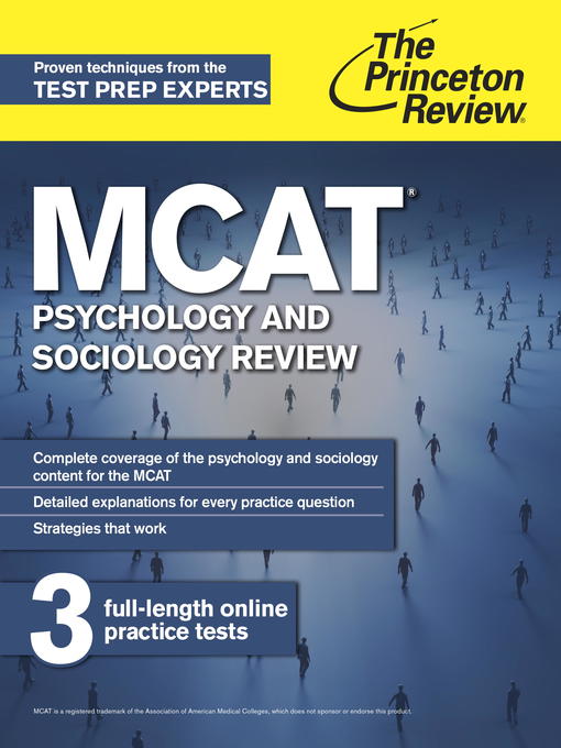 Title details for MCAT Psychology and Sociology Review by The Princeton Review - Available